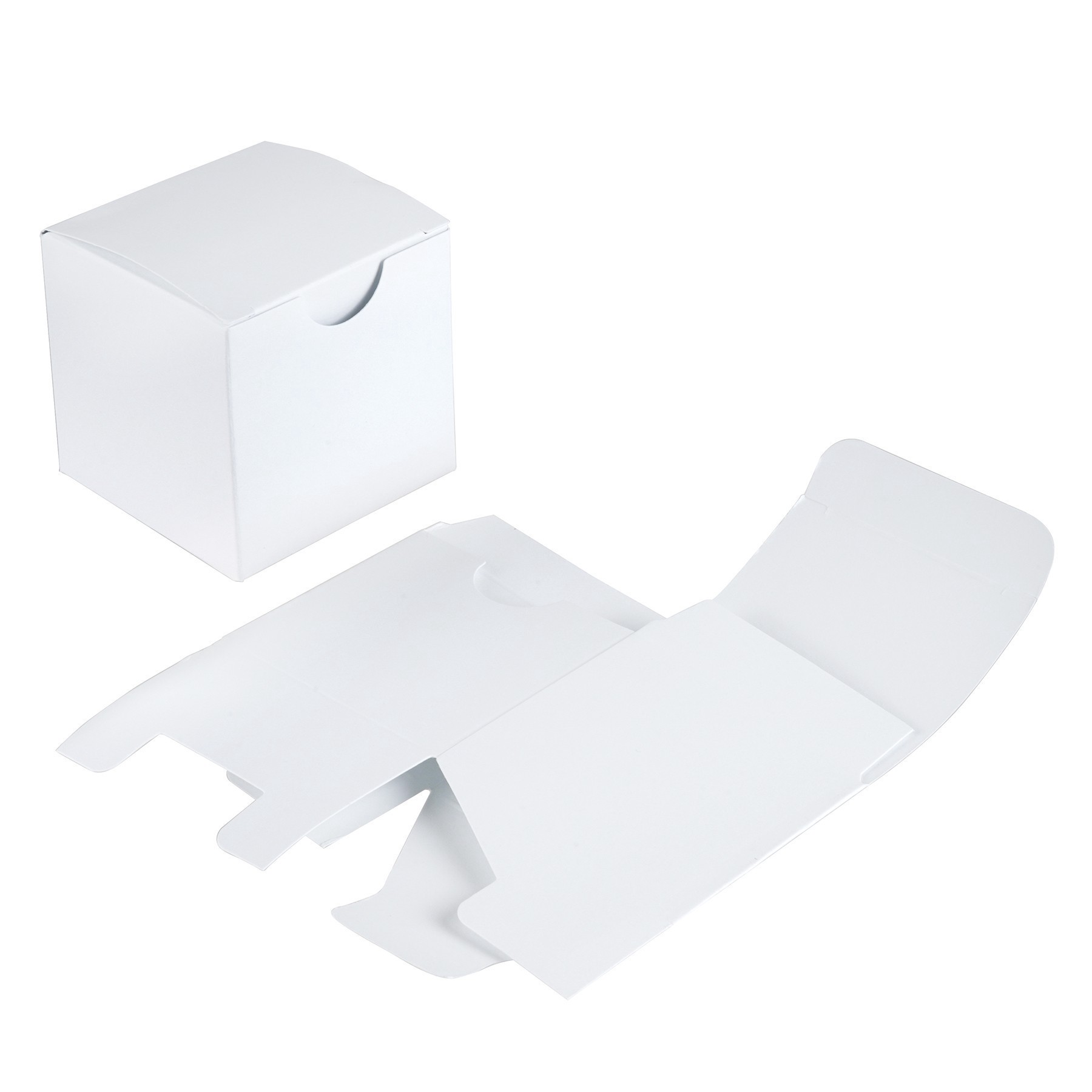 slide 4 of 4, White Favor Box Kit By Celebrate It, 2.25 in x 2.25 in x 2.25 in