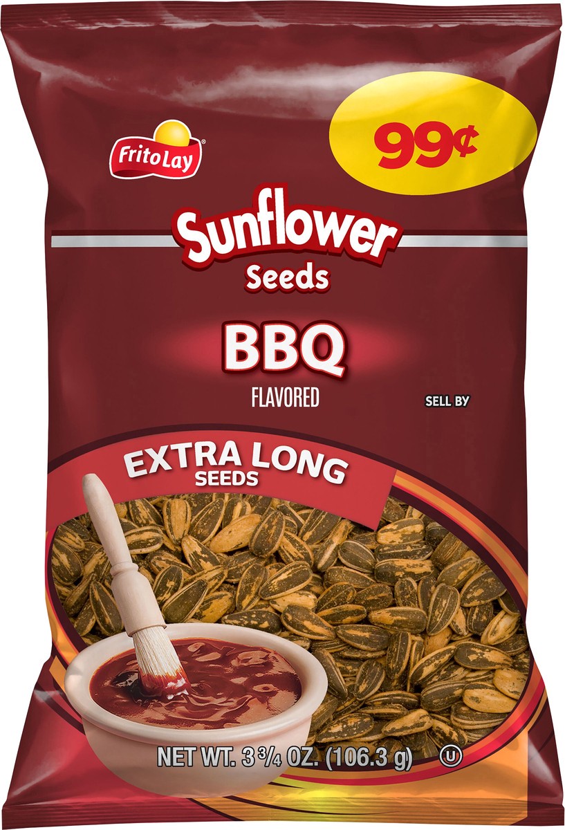 slide 2 of 8, Frito-Lay Sunflower Seeds BBQ Flavored 3 3/4 Oz, 3.75 oz