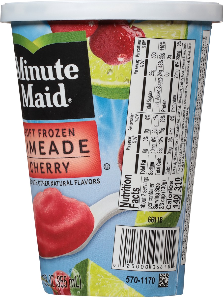 slide 2 of 11, Minute Maid Soft Frozen Cherry Limeade 12 fl oz, 12 fl oz