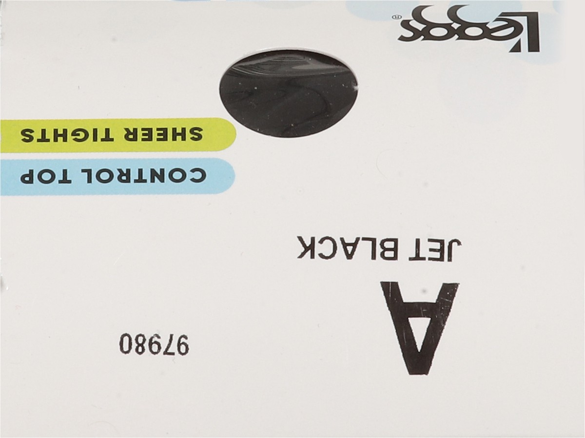 slide 5 of 11, L'eggs Sheer Energy Jet Black 360 Degrees Medium Support Leg Compression Sheer Tights A 1 ea, 1 ct