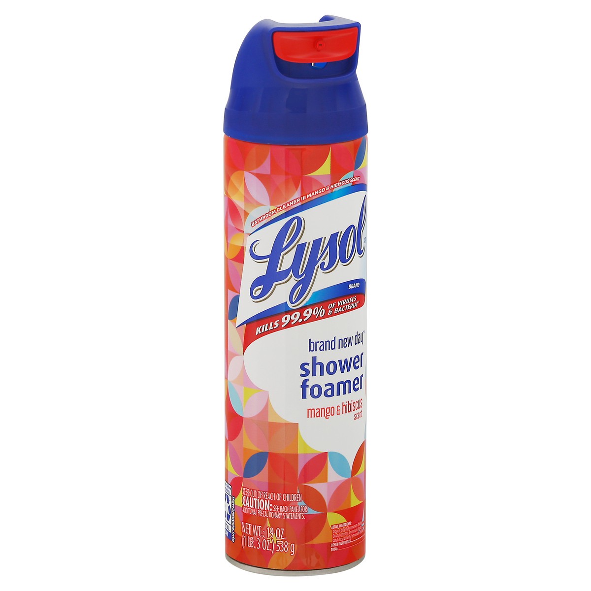 slide 2 of 9, Lysol Brand New Day Mango And Hibiscus Shower Foam, 1 ct
