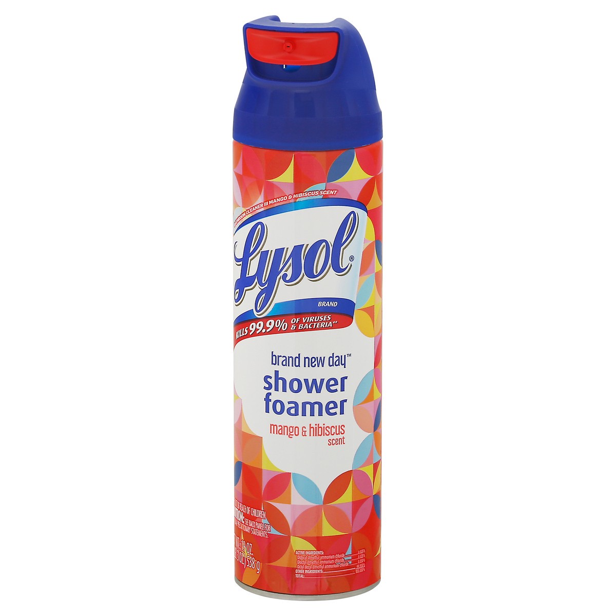 slide 3 of 9, Lysol Brand New Day Mango And Hibiscus Shower Foam, 1 ct
