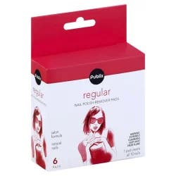 Publix Nail Polish Remover Pads, Regular