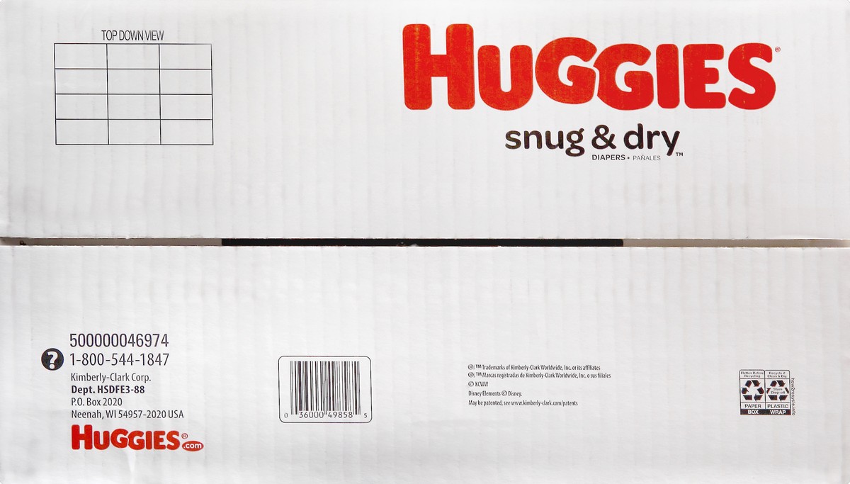 slide 4 of 6, Huggies Snug & Dry Diapers 100 ct, size 3