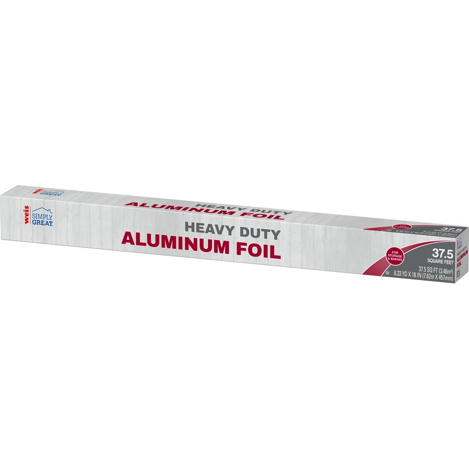 slide 6 of 6, Weis Quality Heavy Duty Aluminum Foil, 37.5 sq ft