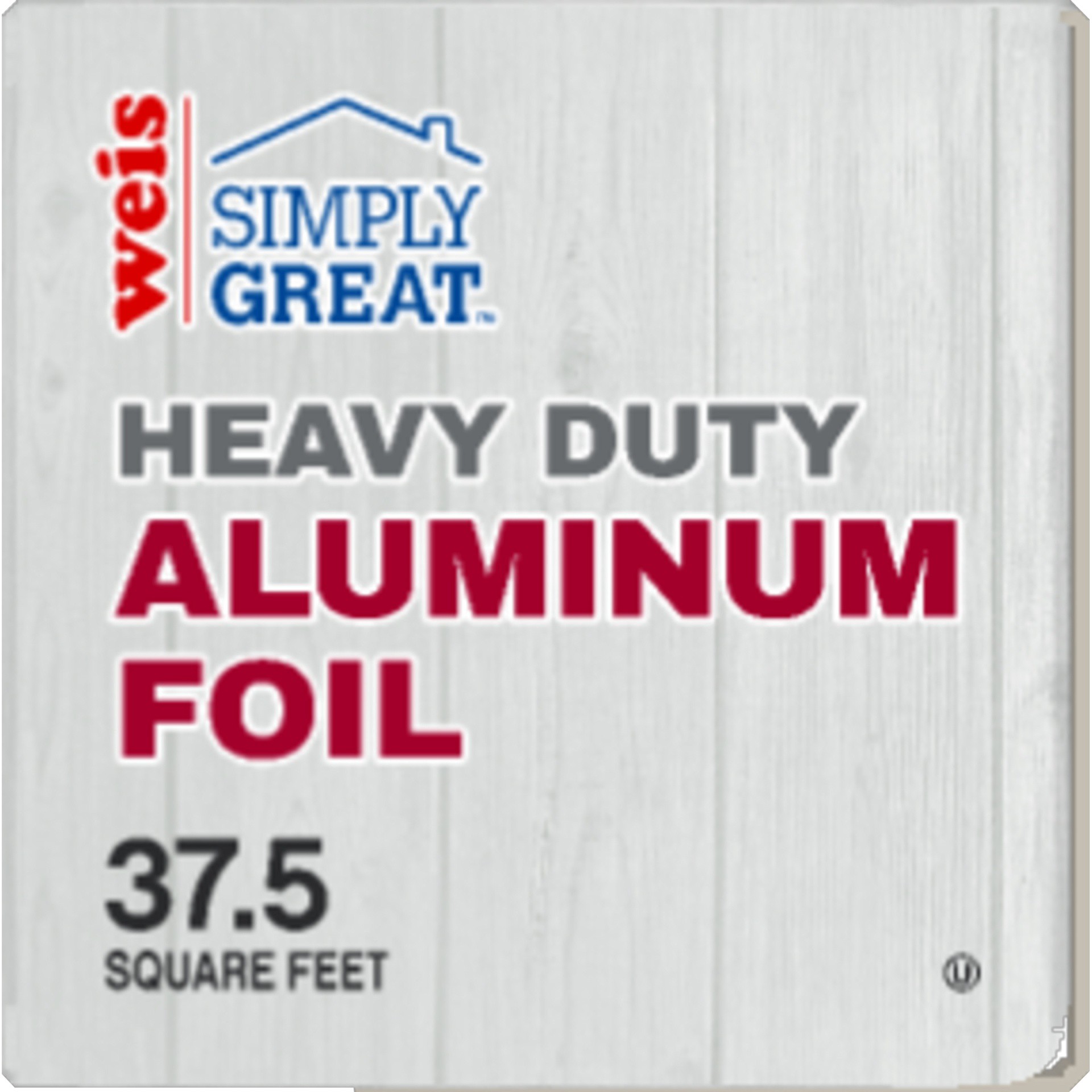 slide 3 of 6, Weis Quality Heavy Duty Aluminum Foil, 37.5 sq ft