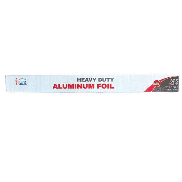 slide 1 of 6, Weis Quality Heavy Duty Aluminum Foil, 37.5 sq ft