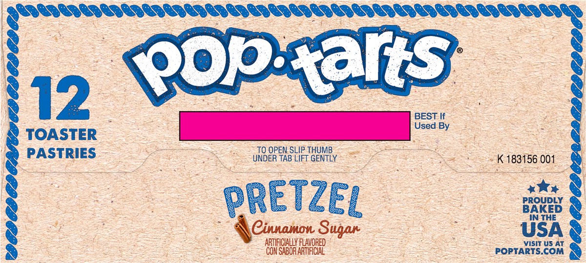 slide 5 of 12, Pop-Tarts Pretzel Toaster Pastries, Cinnamon Sugar, 20.3 oz, 6 Count, 20.3 oz