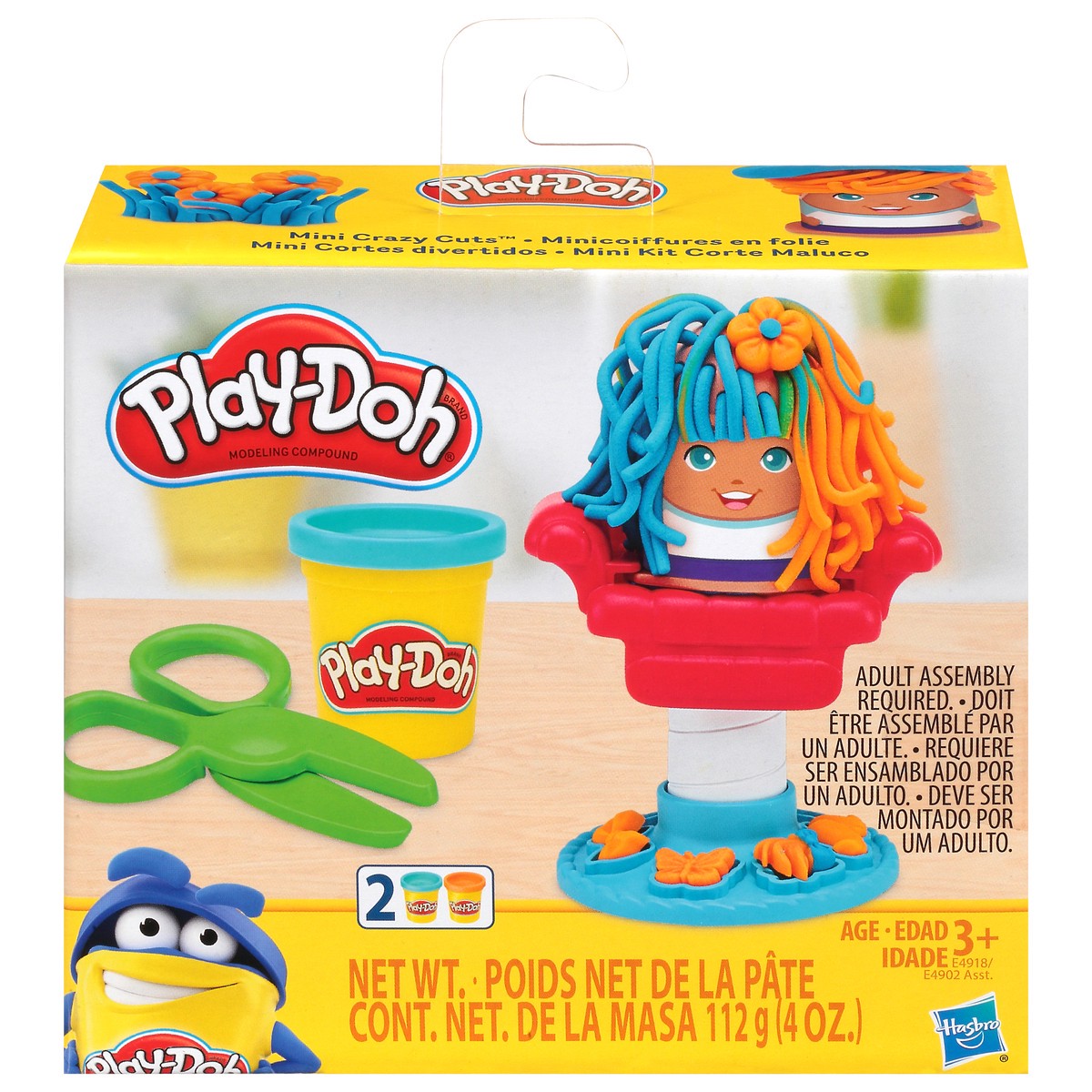 slide 1 of 12, Play-Doh Mini Crazy Cuts Playset 1 ea, 1 ea