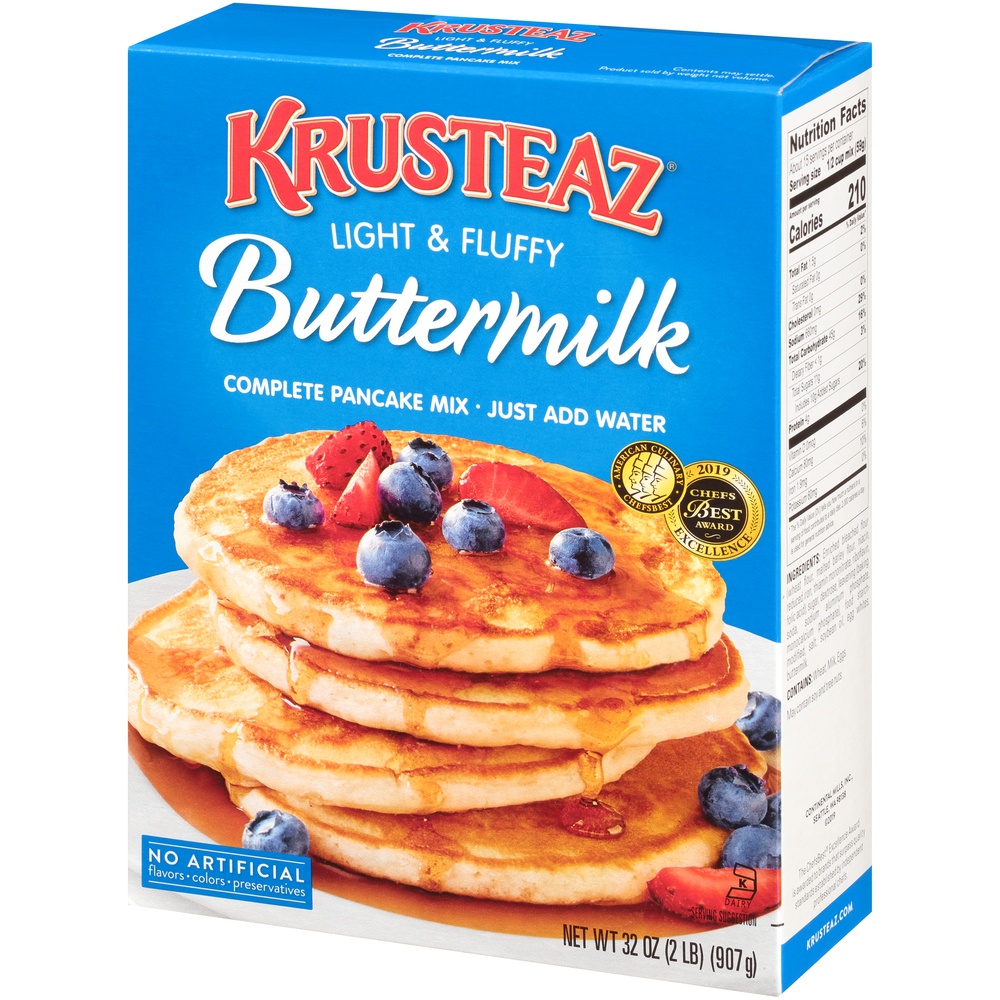 slide 3 of 8, Krusteaz Buttermilk Pancake Mix, 32 oz