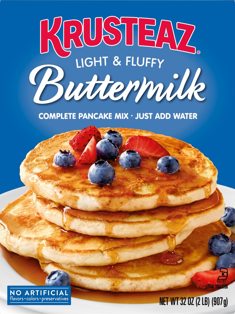 slide 6 of 9, Krusteaz Buttermilk Pancake Mix, 32 oz