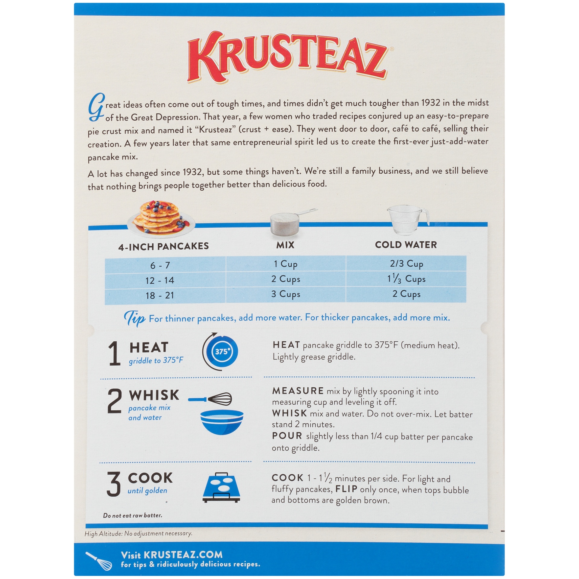 slide 6 of 8, Krusteaz Buttermilk Pancake Mix, 32 oz
