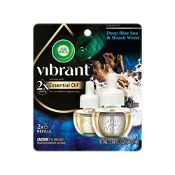 Air Wick Vibrant Deep Blue Sea & Beach Wood Essential Oil Refills 2 ea