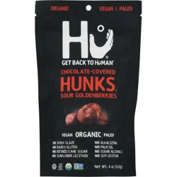 Hu nks, Sour Goldenberries, Chocolate-Covered