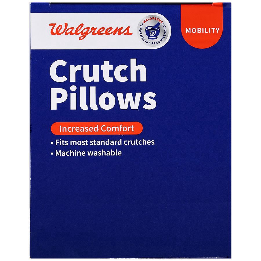 slide 4 of 5, Walgreens Crutch Pillows, 2 pair
