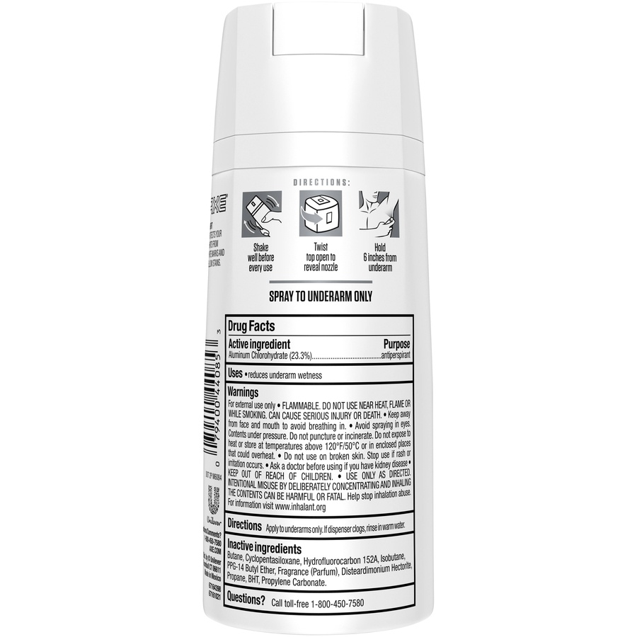 slide 2 of 3, AXE White Label Night Dry Spray Antiperspirant, 3.8 oz