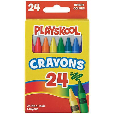 slide 1 of 1, Playskool Washable Crayons, 24 ct