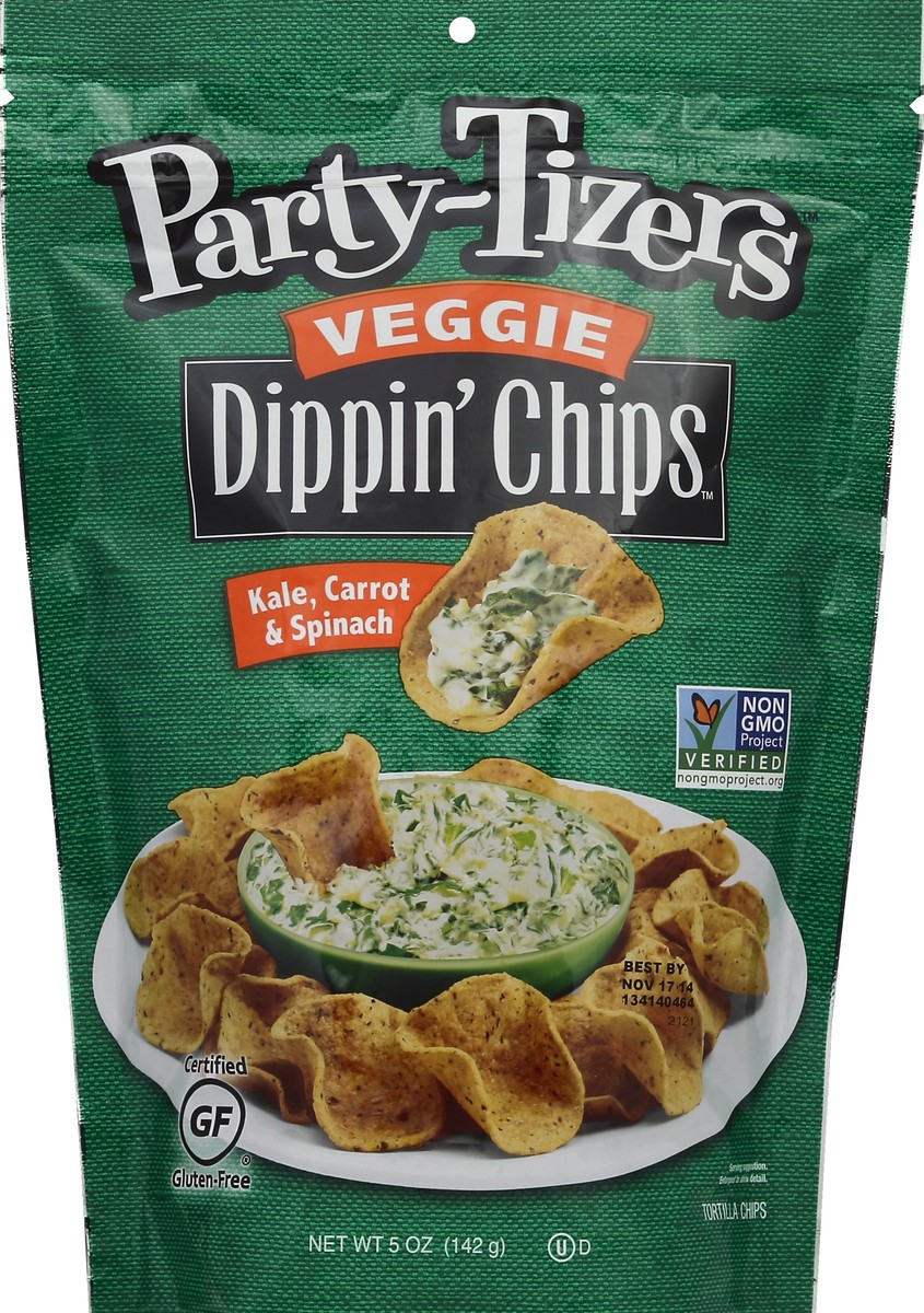 slide 3 of 3, Party-Tizers Tortilla Chips 5 oz, 5 oz