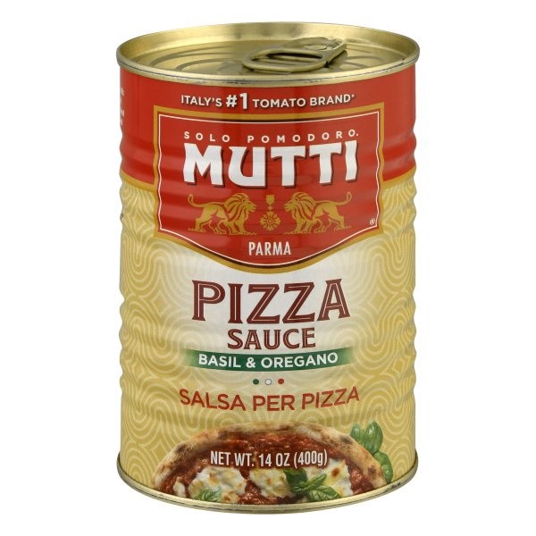 slide 1 of 7, Mutti Pizza Sauce Salsa per Pizza with Basil & Oregano - 14 Oz, 14 oz