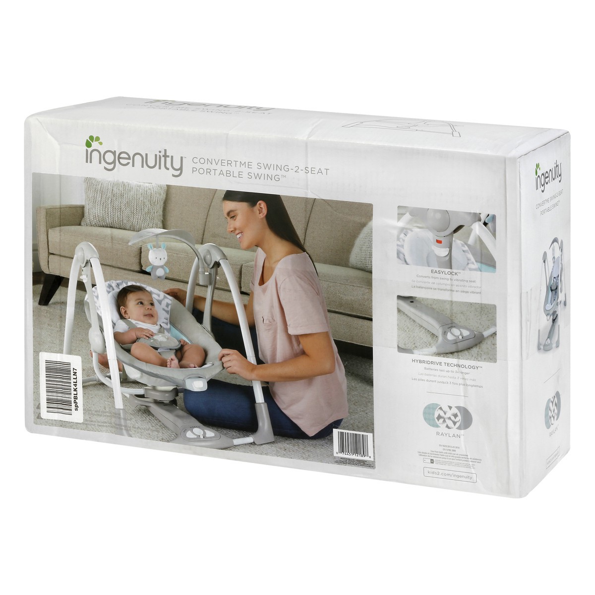 slide 10 of 10, Ingenuity Convertme Swing-2-Seat Portable Swing 1 ea, 1 ct