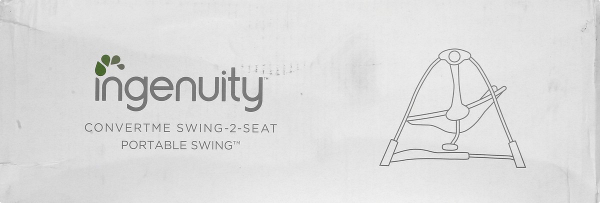 slide 4 of 10, Ingenuity Convertme Swing-2-Seat Portable Swing 1 ea, 1 ct
