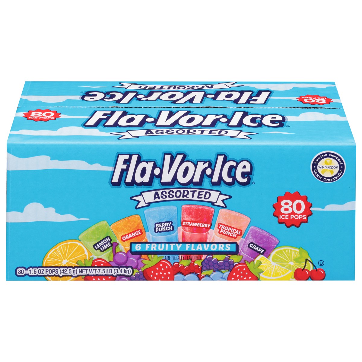 slide 9 of 11, Fla-Vor-Ice Ice Pops, Assorted 80 Ea, 80 ct