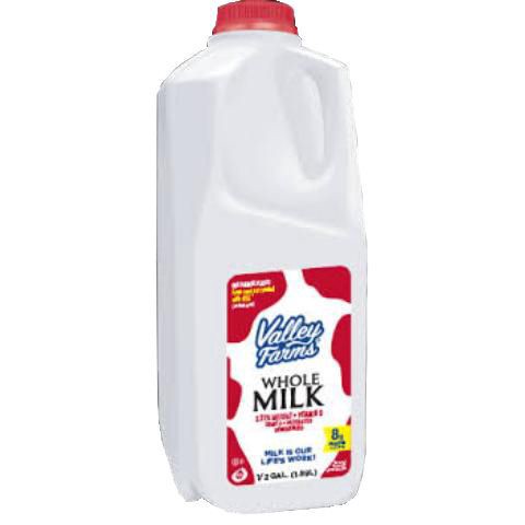 slide 1 of 1, Valley Farms Whole Milk Qt, 32 oz
