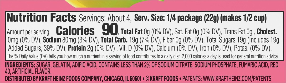 slide 3 of 9, Jell-O Strawberry Banana Artificially Flavored Gelatin Dessert Mix, 3 oz Box, 3 oz