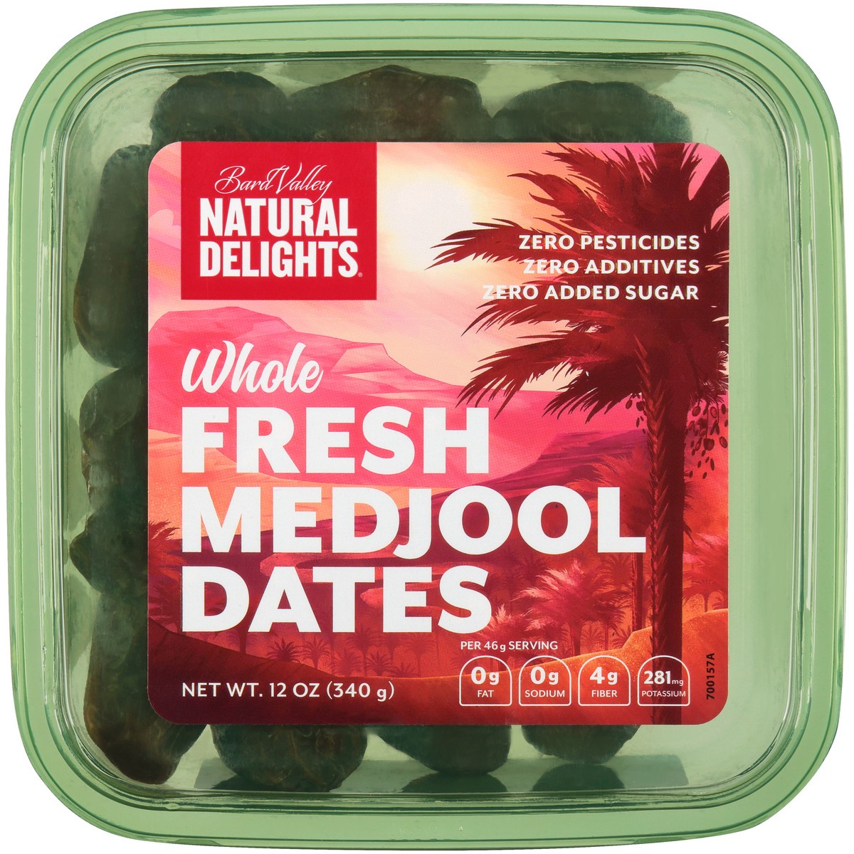 slide 1 of 8, Bard Valley Natural Delights Natural Delights Whole Fresh Medjool Dates 12 oz. Tub, 12 oz