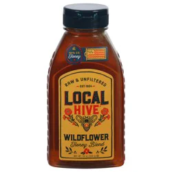 Local Hive Raw & Unfiltered Wildflower Honey Blend 12 oz