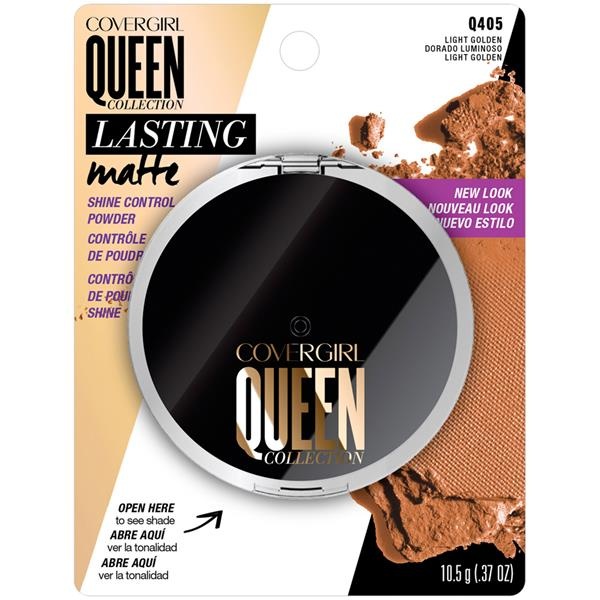 slide 1 of 1, Covergirl Queen Collection Lasting Light Golden Matte Pressed Powder, 1 ct