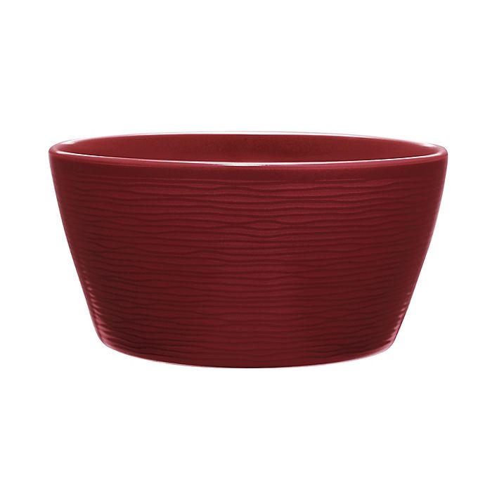 slide 1 of 1, Noritake Red on Red Swirl Soup/Cereal Bowl, 1 ct