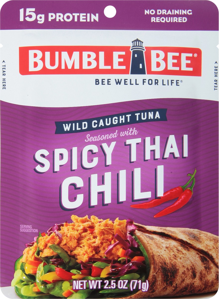 slide 4 of 9, Bumble Bee® spicy Thai chili seasoned tuna, 2.5 oz