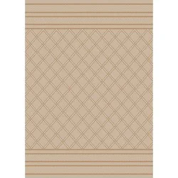LR Home Diamond Outdoor Rug - Beige