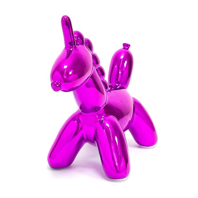 slide 2 of 5, Made By Humans Unicorn Piggy Bank - Pink, 1 ct