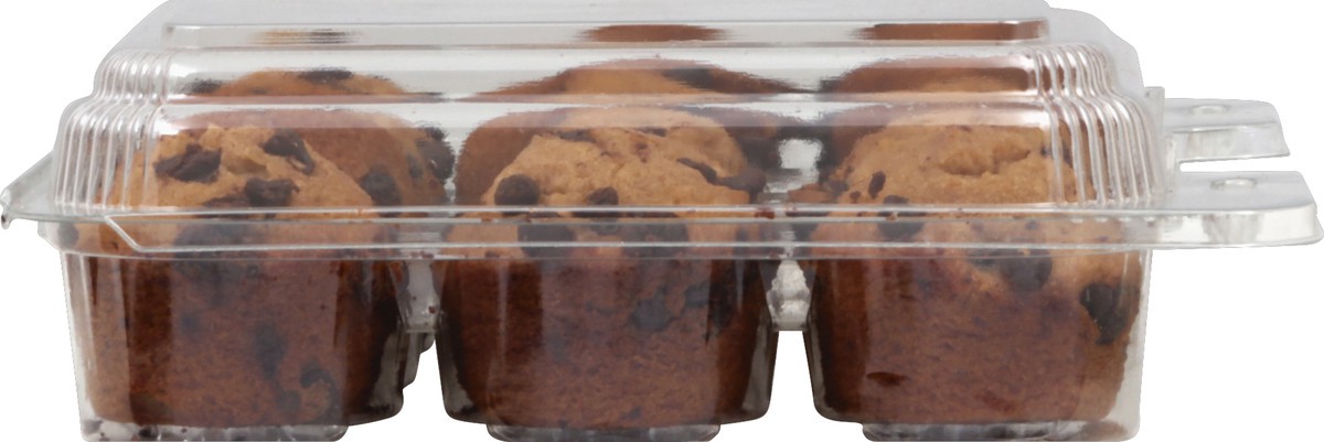 slide 3 of 4, Harris Teeter Fresh Foods Market Choc Chip Mini Muffins, 12 ct