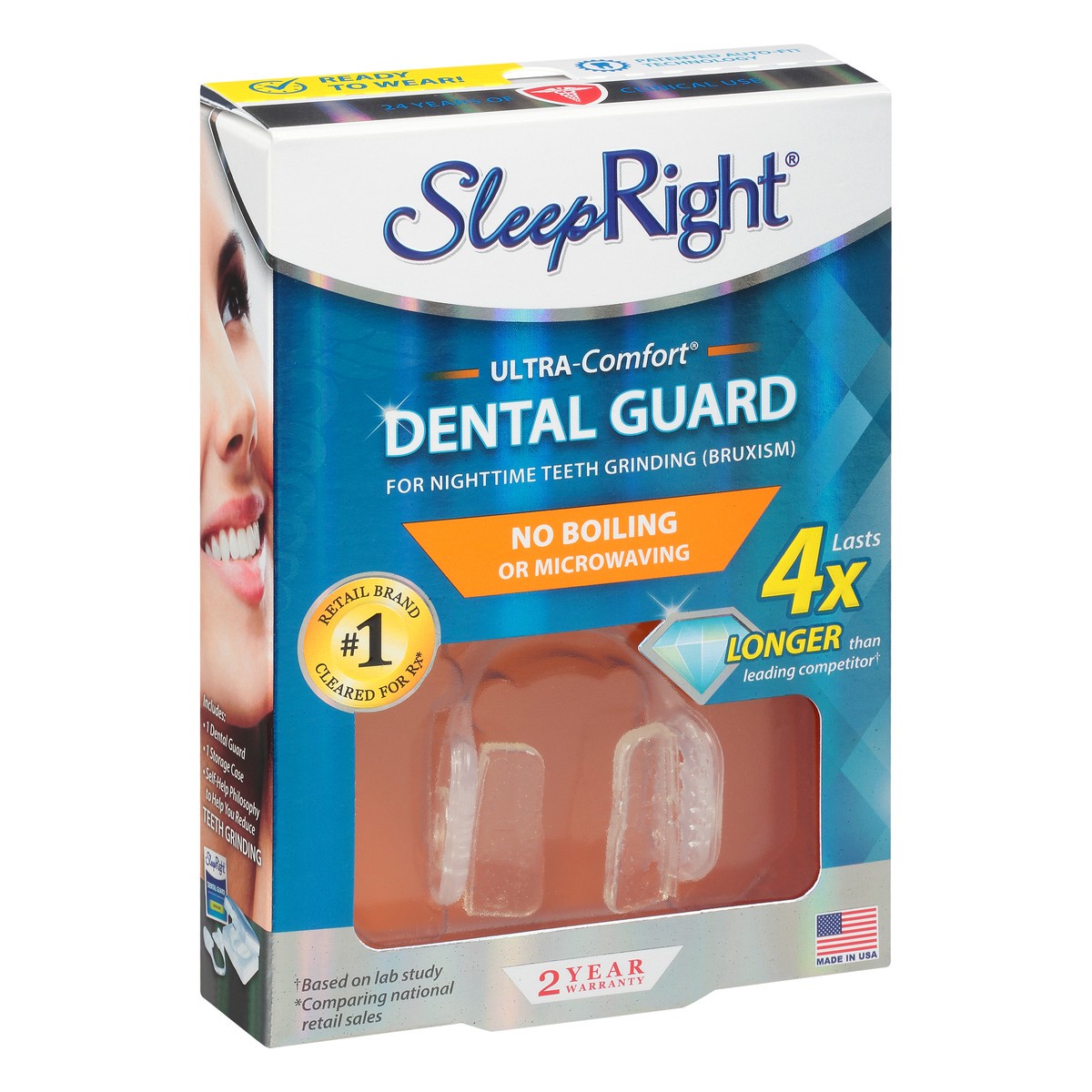 slide 9 of 11, SleepRight Ultra-Comfort Dental Guard 1 ea, 1 ct