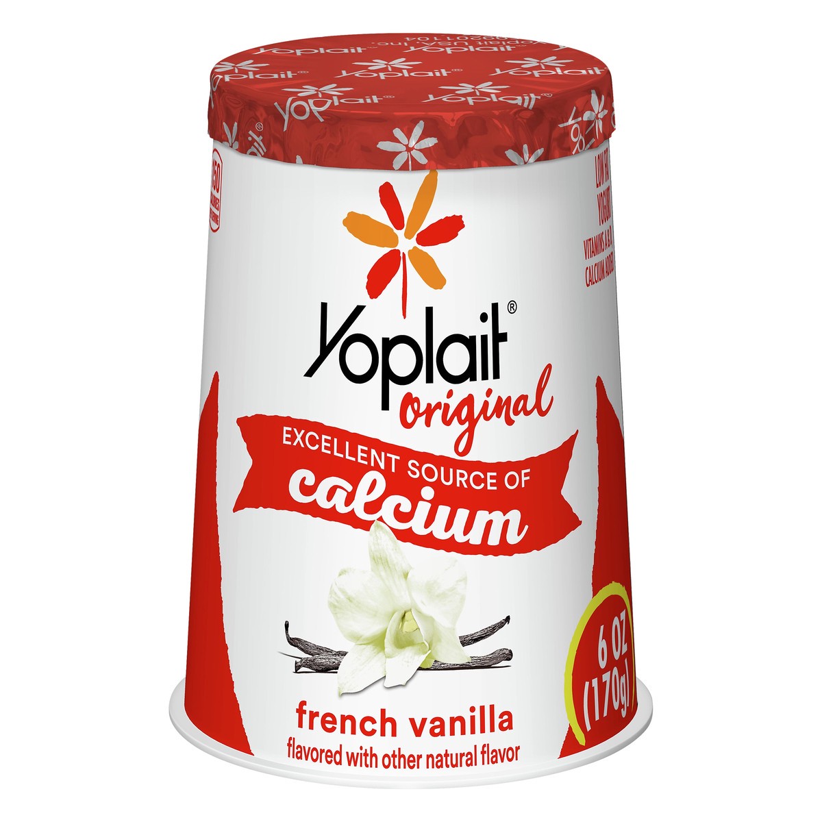 slide 1 of 3, Yoplait Original Low Fat French Vanilla Yogurt 6 oz, 6 oz