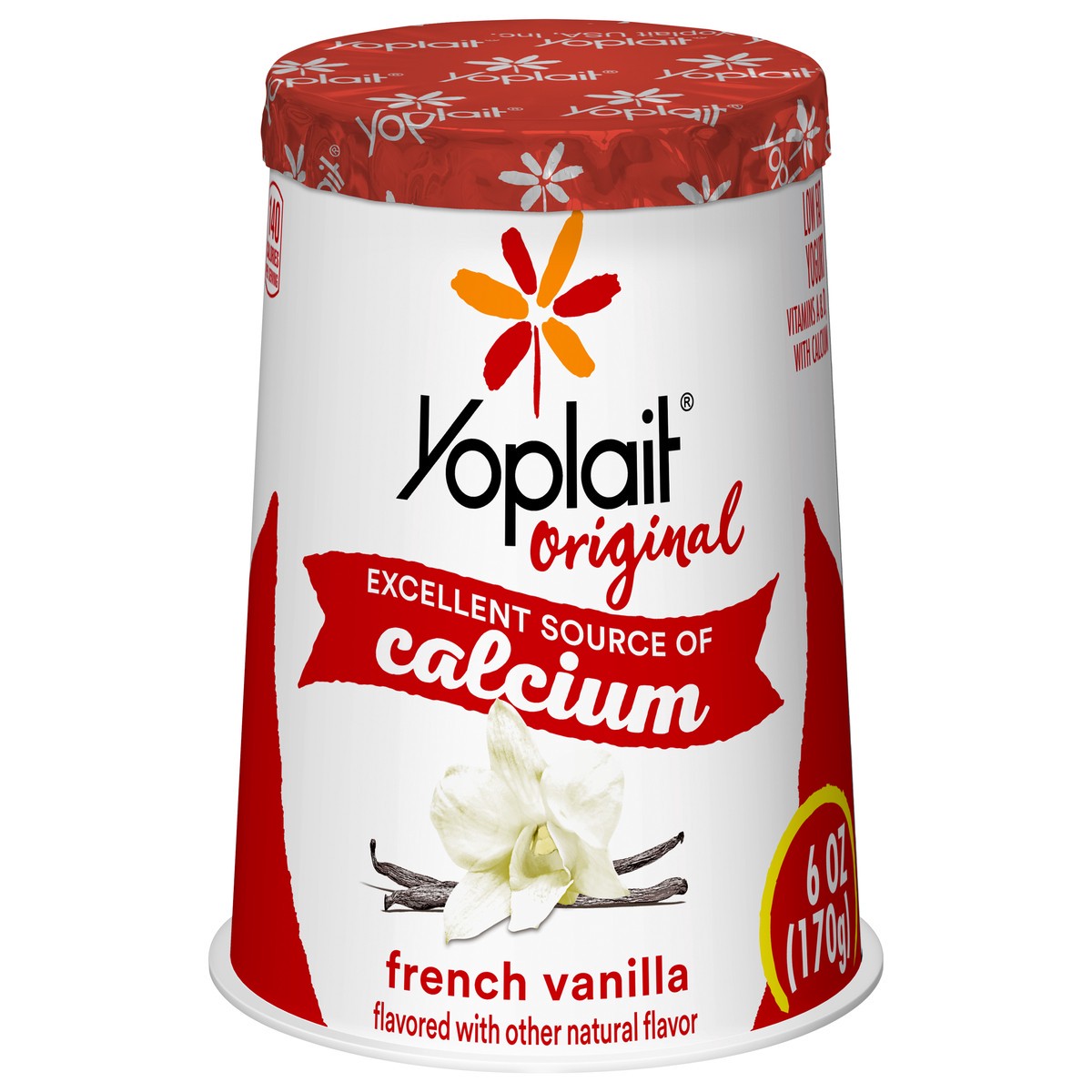 slide 1 of 3, Yoplait Original French Vanilla Yogurt - 6oz, 6 oz