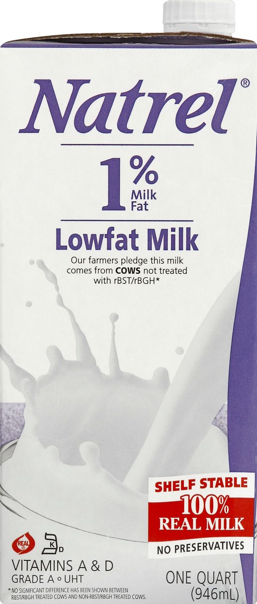 slide 3 of 4, Natrel Milk - 1% Lowfat Milk, 32 fl oz