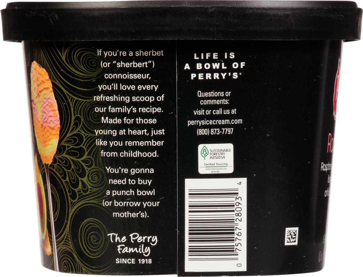 slide 12 of 14, Perry's Ice Cream Sherbet - Rainbow, 56 fl oz