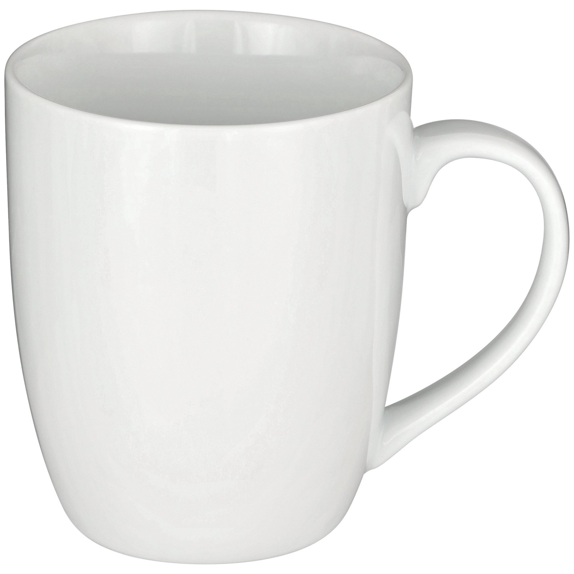 slide 1 of 1, our goods Round Porcelain Mug - White, 12 oz