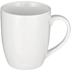 our goods Round Porcelain Mug - White