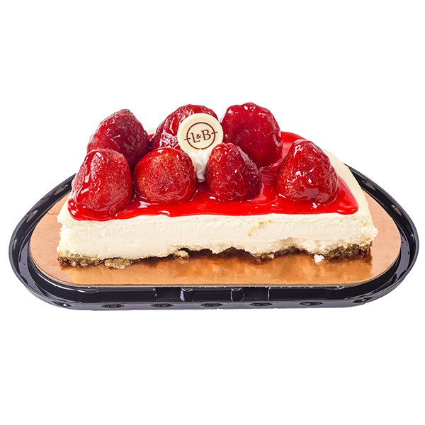 slide 1 of 1, L&B Strawberry Cheesecake Half, 10 oz