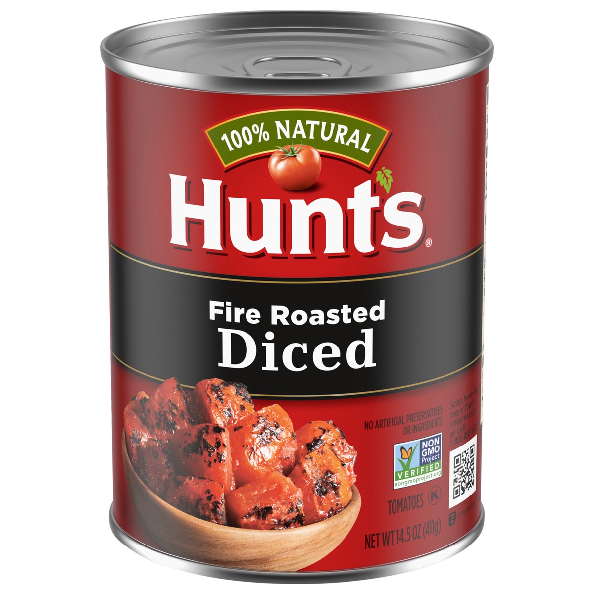 slide 1 of 5, Hunt's Fire Roasted Diced Tomatoes, 14.5 oz., 14.5 oz