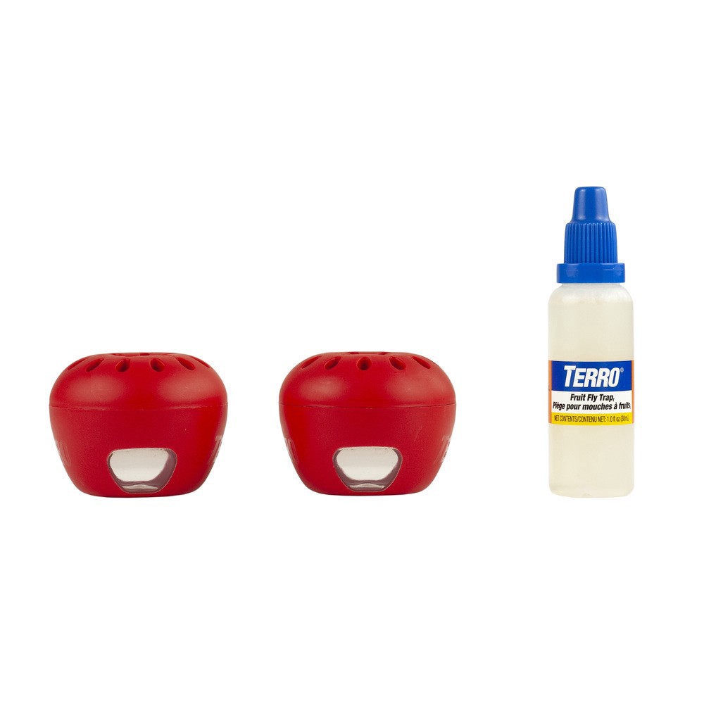 slide 3 of 5, TERRO Twin Pack Fruit Fly Trap, 2 ct