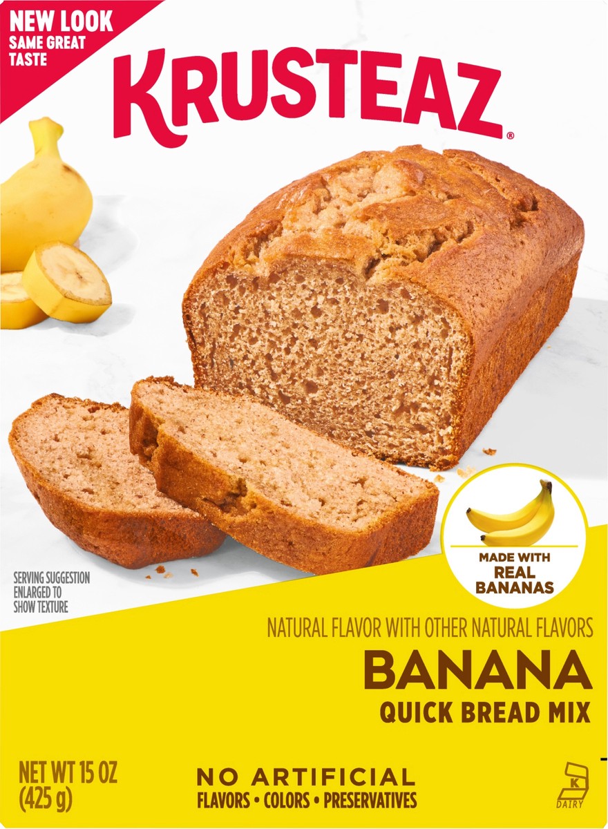 slide 4 of 9, Krusteaz Bread Mix, 15 oz