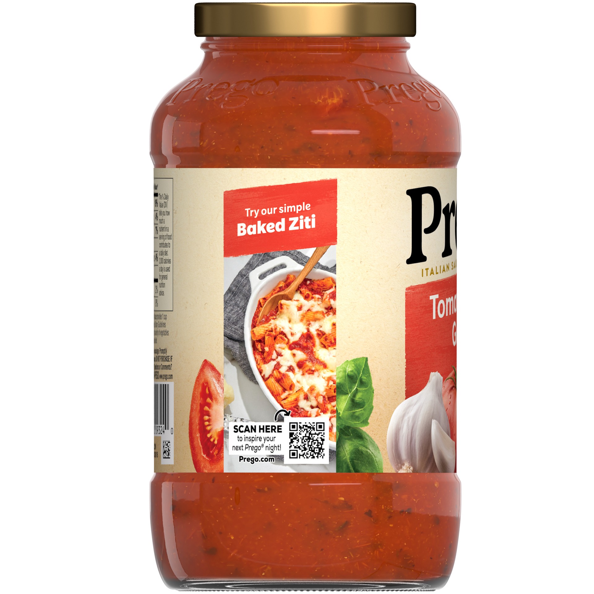 slide 2 of 5, Prego Pasta Sauce Italian Tomato Sauce with Basil & Garlic - 24oz, 