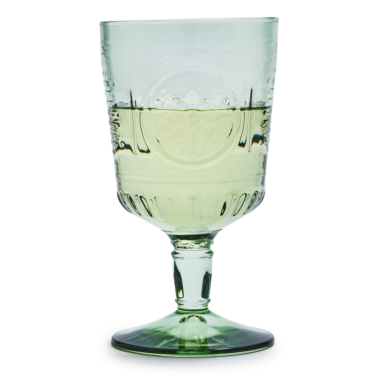 slide 1 of 1, Bormioli Rocco Romantic Wine Glass, Green, 10.75 oz