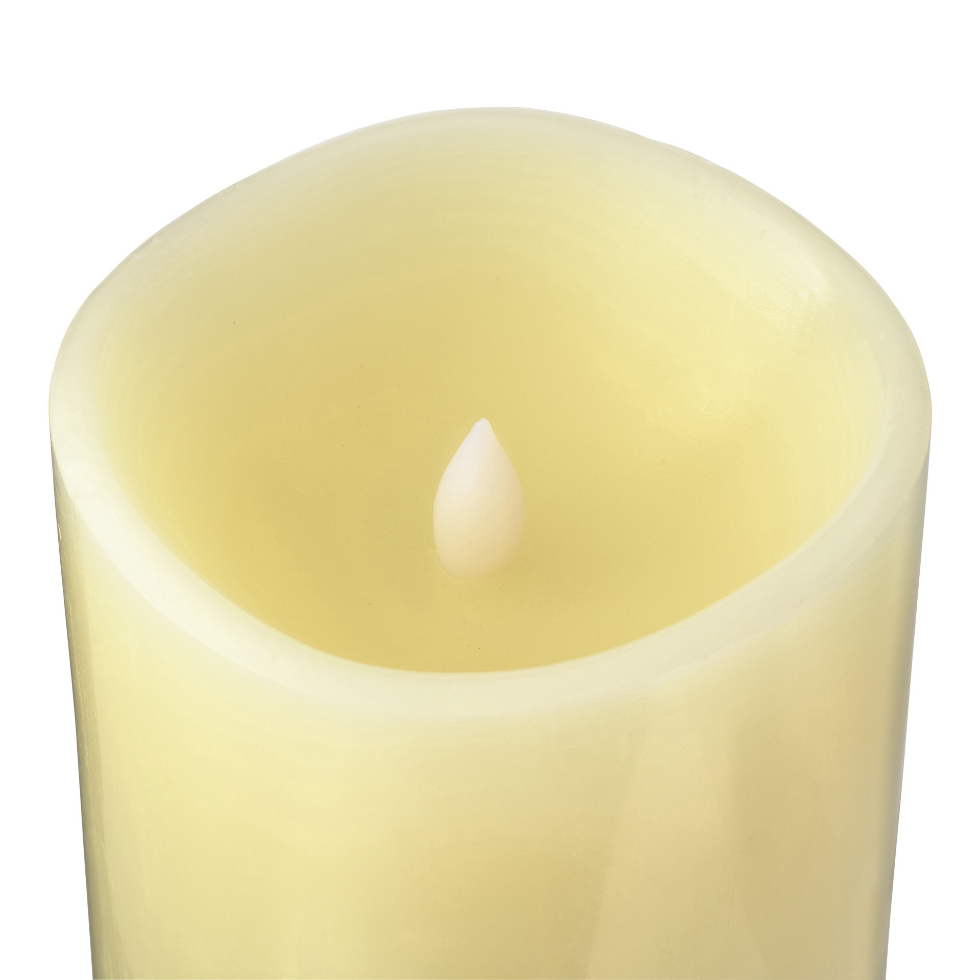 slide 2 of 4, 4" X 6" Led Flame Pillar Candle By Ashland, 4 in x 6 in